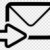 e-send-letter-envelope-stamp-postal-send-clipart-black-and-white-mail-transparent-png-34359